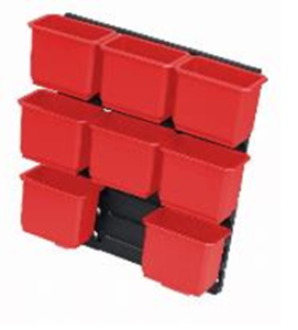 Zestaw 8x Pojemnik Qbrick System Średni + tablica