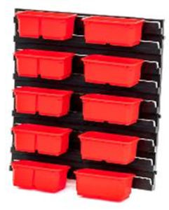 Zestaw 10x Pojemnik Qbrick System Mały + tablica