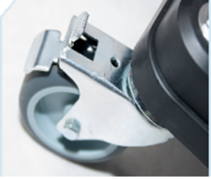 Koła z hamulcem do Platforma Obrick System One / Two (2szt.)