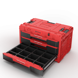 Skrzynka Qbrick System One RED Drawer 3 z przegrodami