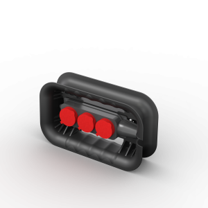 Qbrick System Custom Nawijak na kabel z gniazdkami 3x IP44