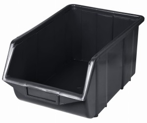 Ecobox duży czarny 220x350x165mm